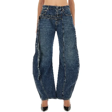 LOW-RISE JEANS