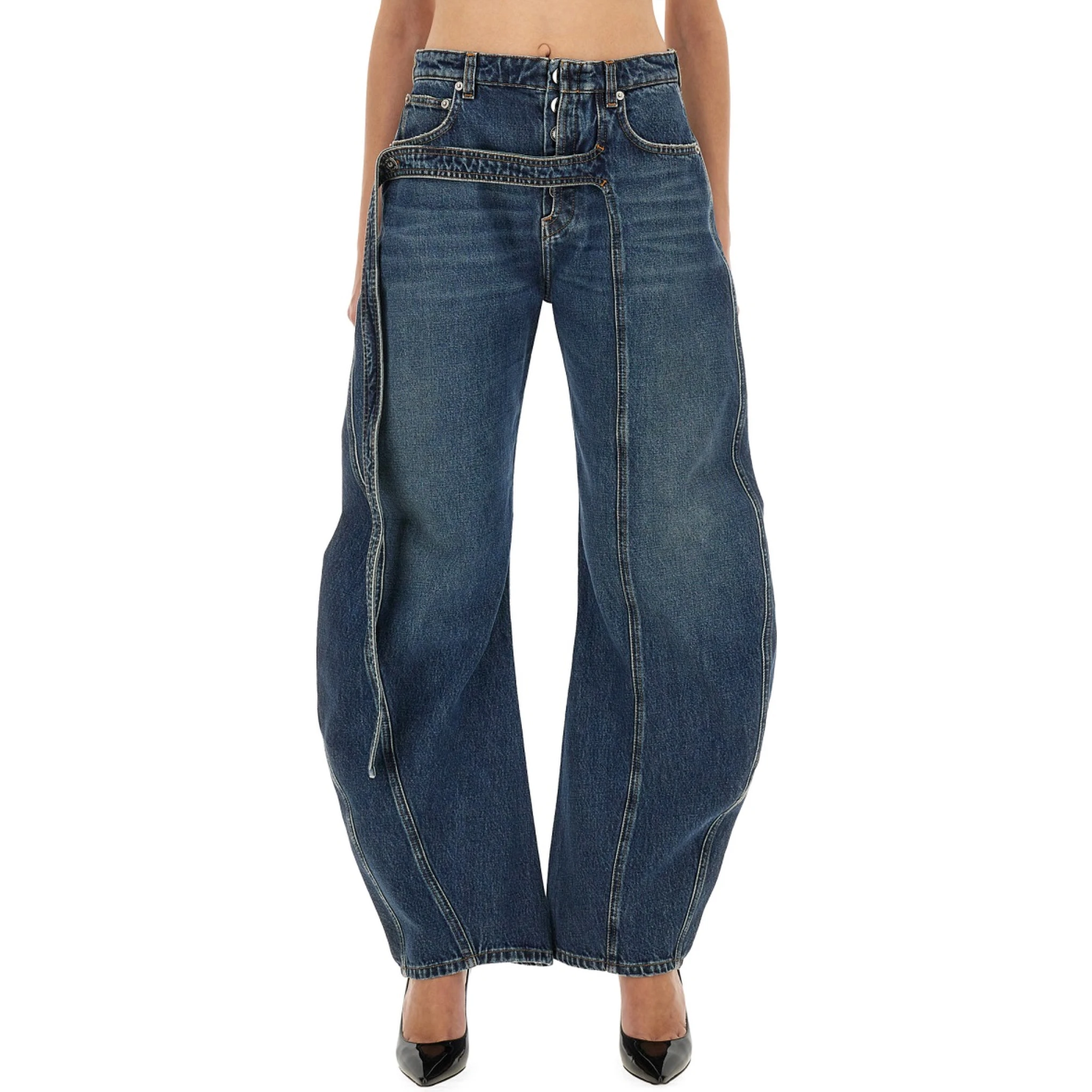 LOW-RISE JEANS