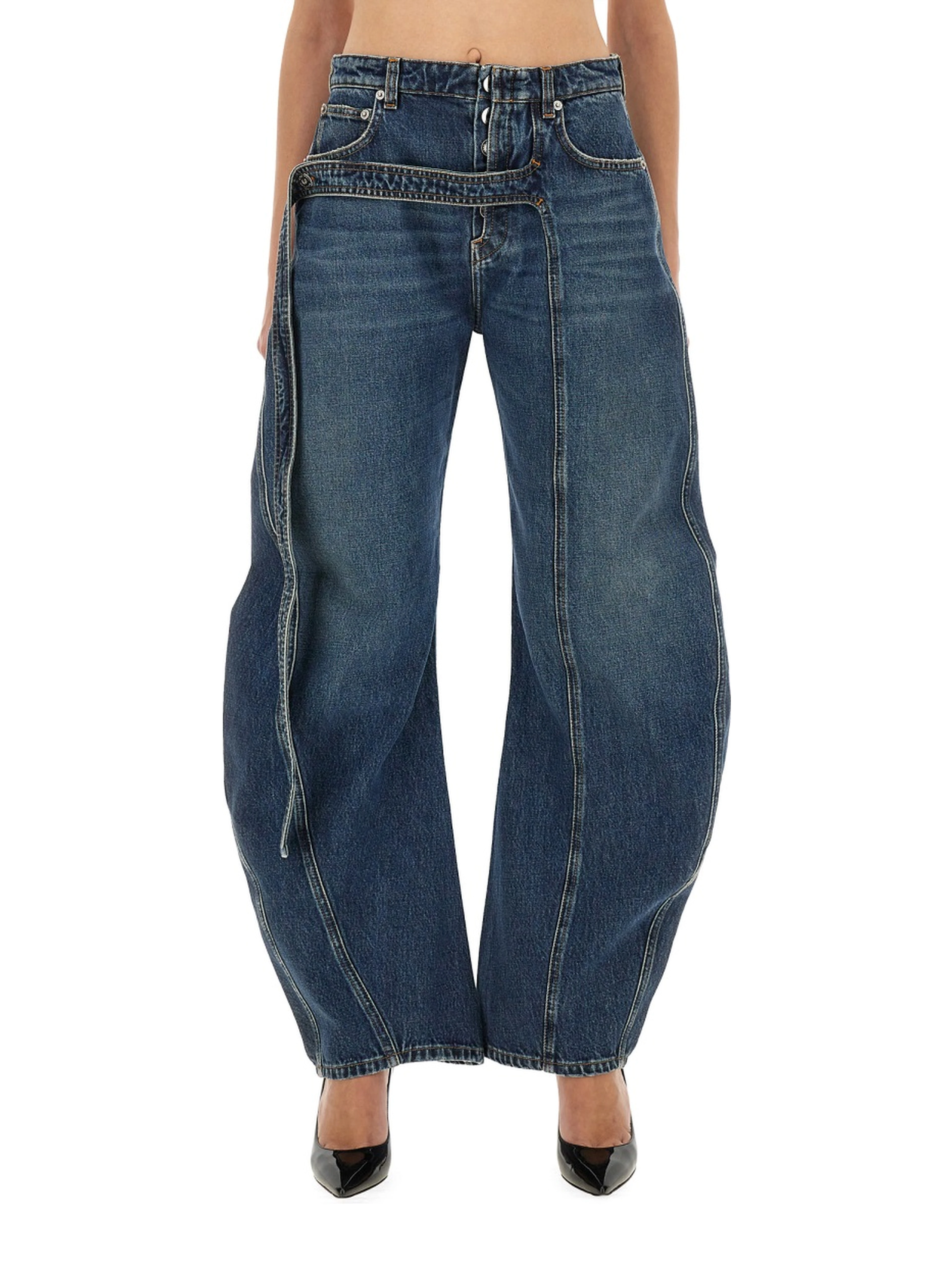 LOW-RISE JEANS