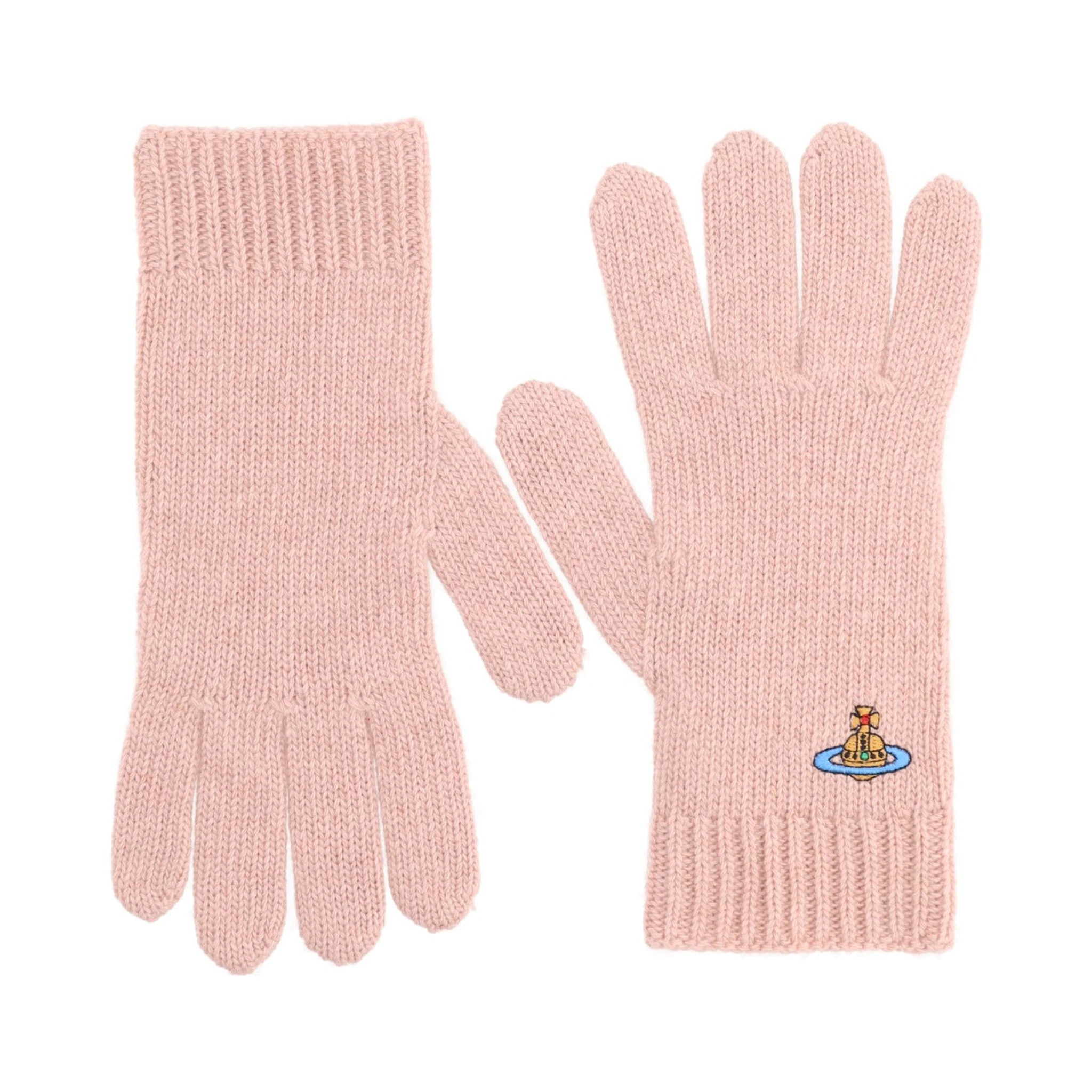 GLOVES WITH ORB EMBROIDERY