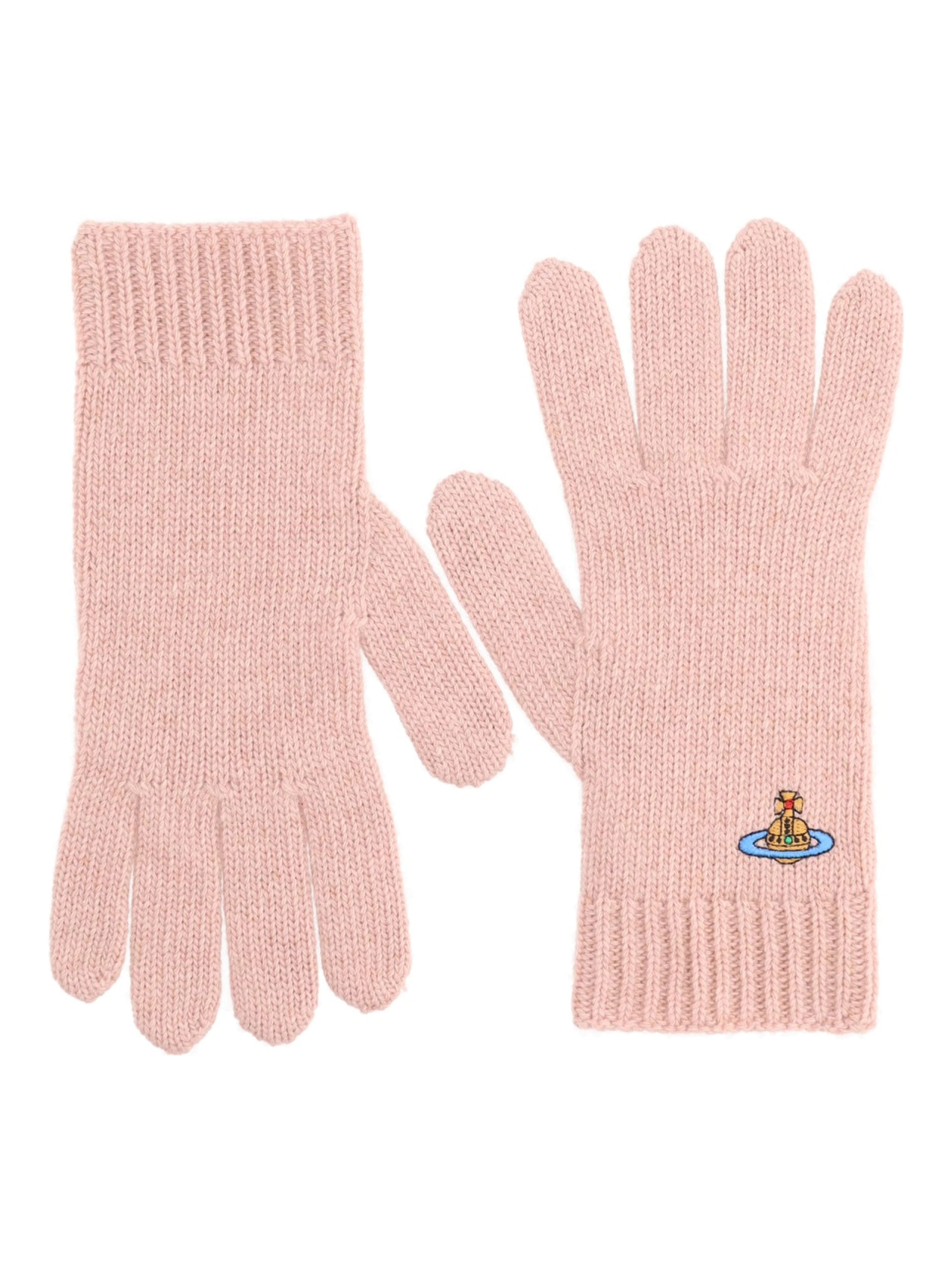 GLOVES WITH ORB EMBROIDERY