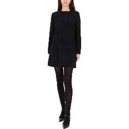 DOUBLE CREPE SINGLE-BREASTED JACKET