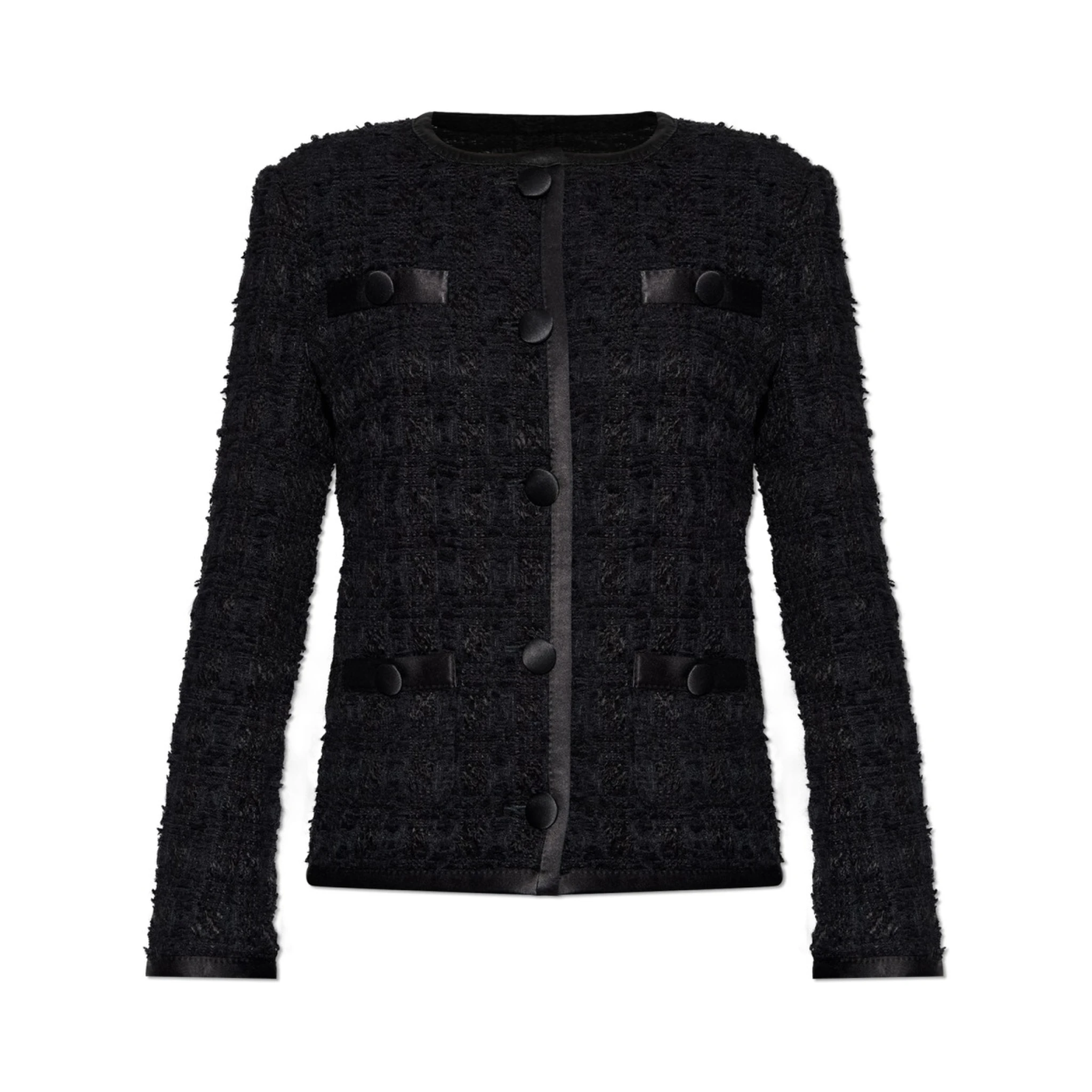 DOUBLE CREPE SINGLE-BREASTED JACKET