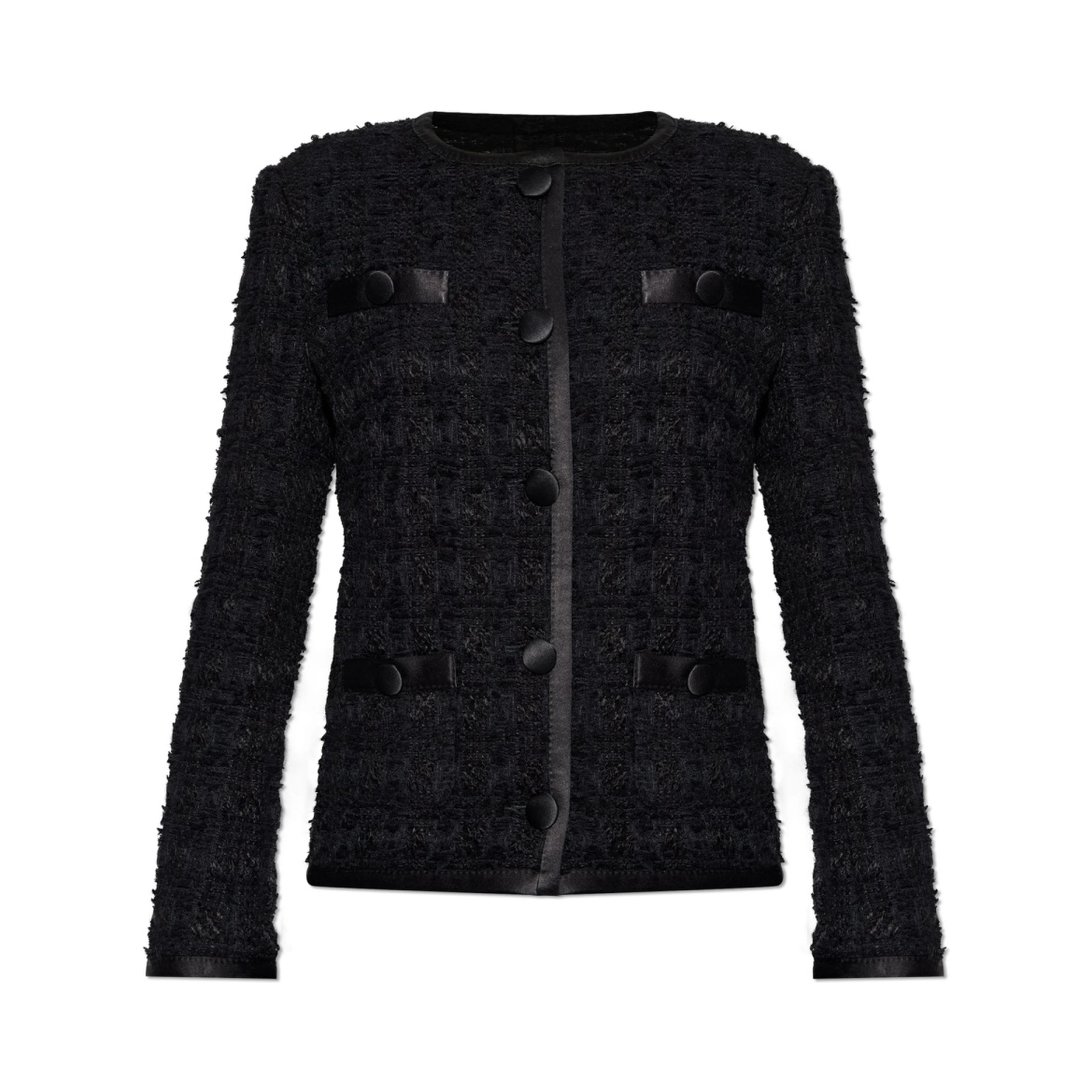 DOUBLE CREPE SINGLE-BREASTED JACKET