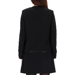DOUBLE CREPE SINGLE-BREASTED JACKET