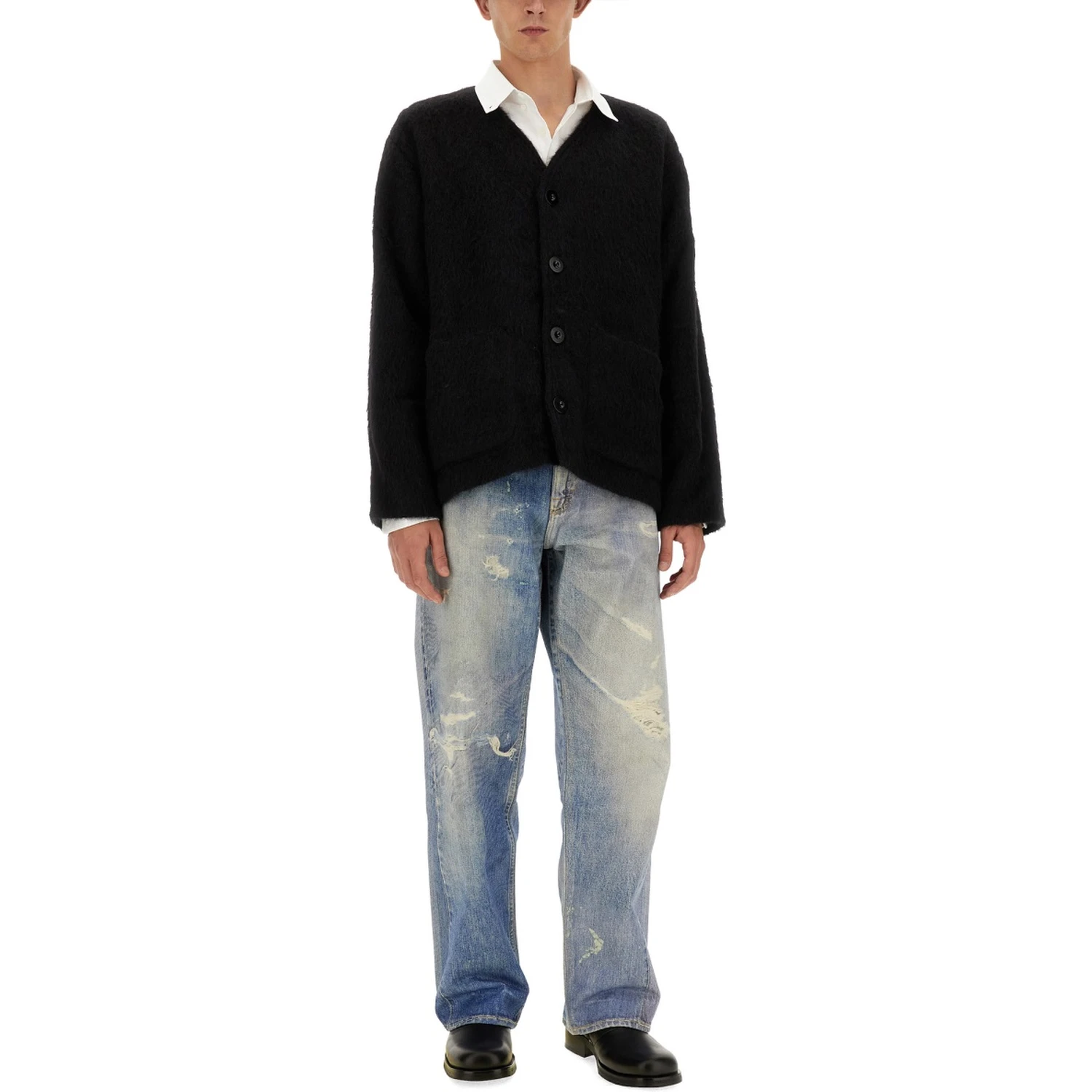 V-NECK CARDIGAN