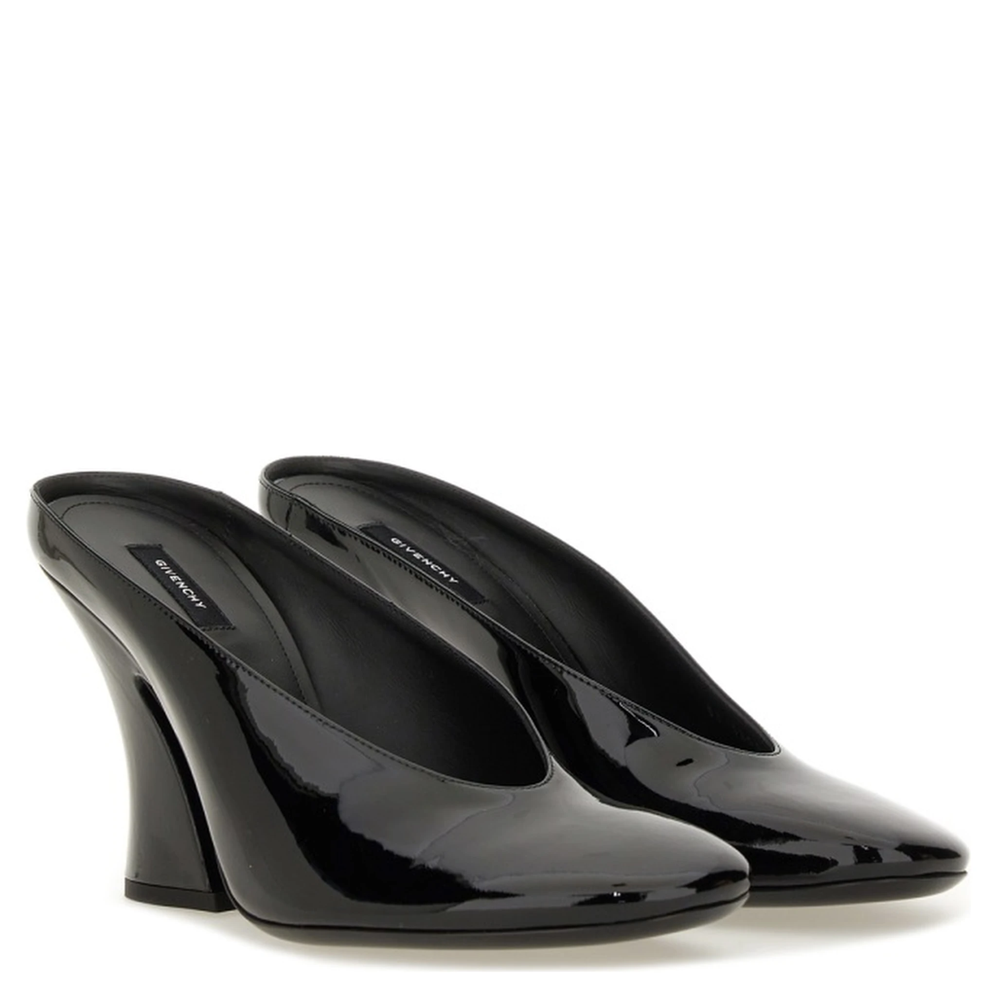 "SCULPTED" LEATHER PUMPS
