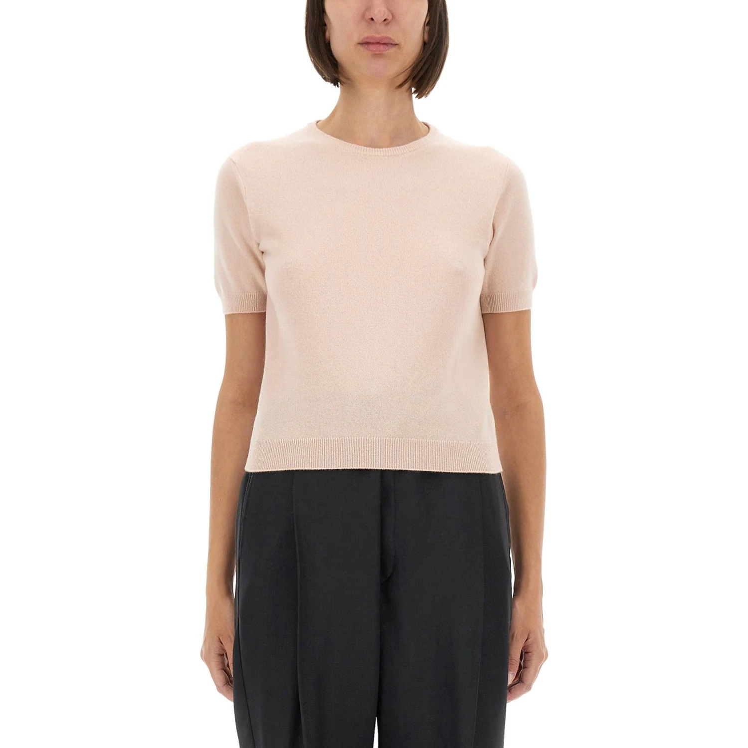 WOOL CREW NECK T-SHIRT