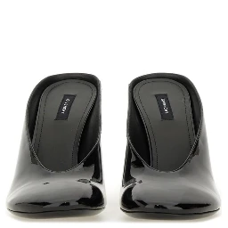 "SCULPTED" LEATHER PUMPS