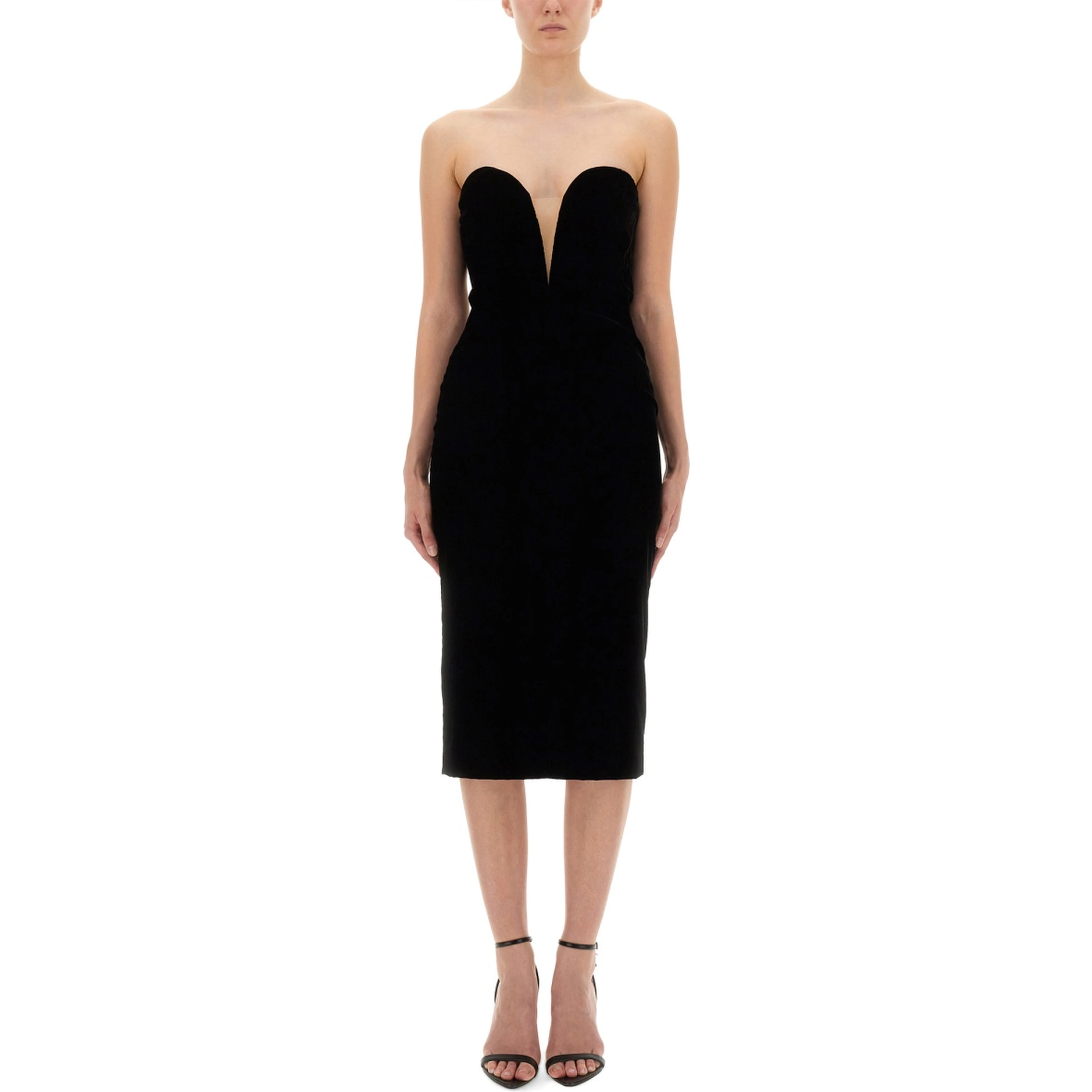 VELVET COCKTAIL DRESS