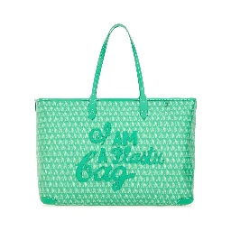 TOTE BAG WITH "I AM A PLASTIC BAG" PATTERN