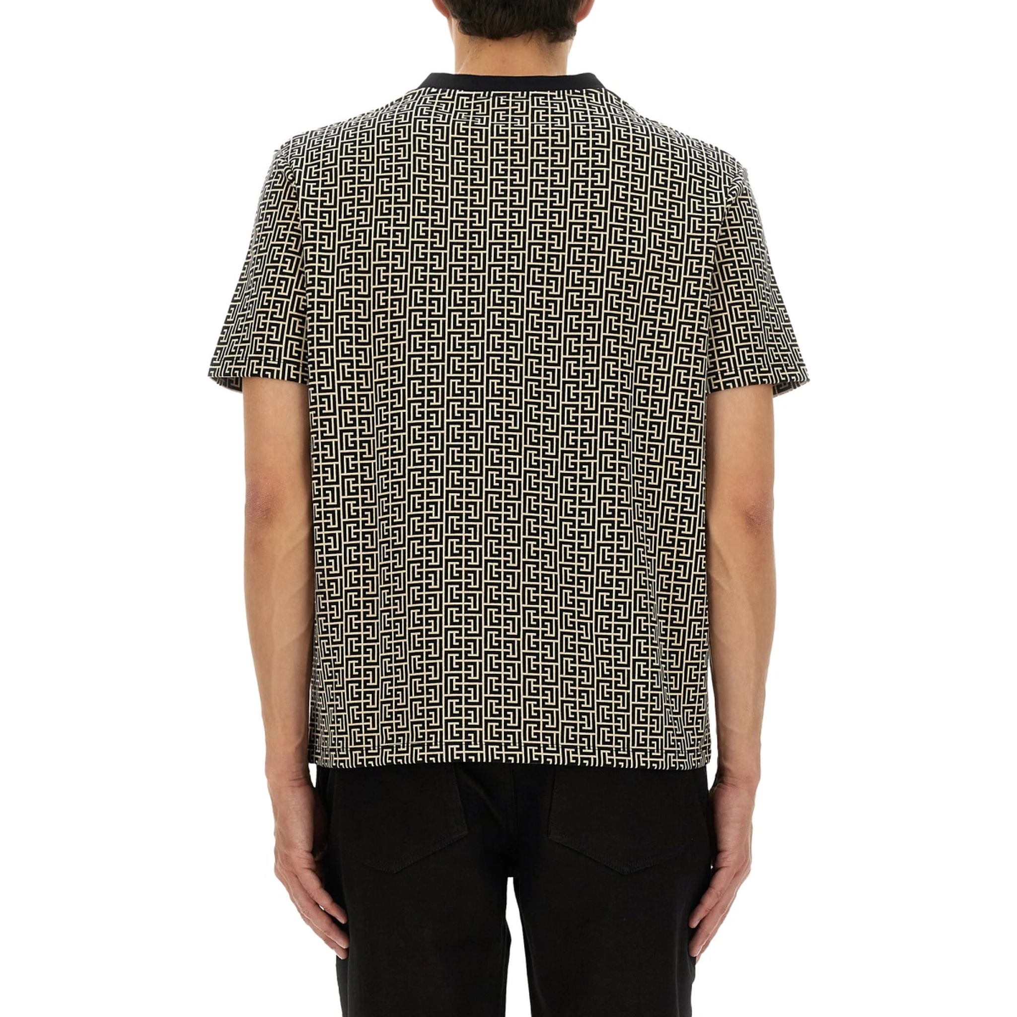 MONOGRAMMED JACQUARD T-SHIRT