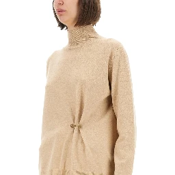 WOOL, SILK AND CASHMERE SWEATER