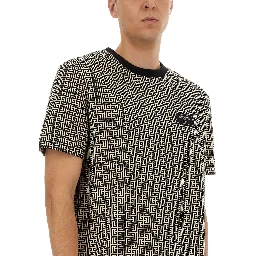 MONOGRAMMED JACQUARD T-SHIRT