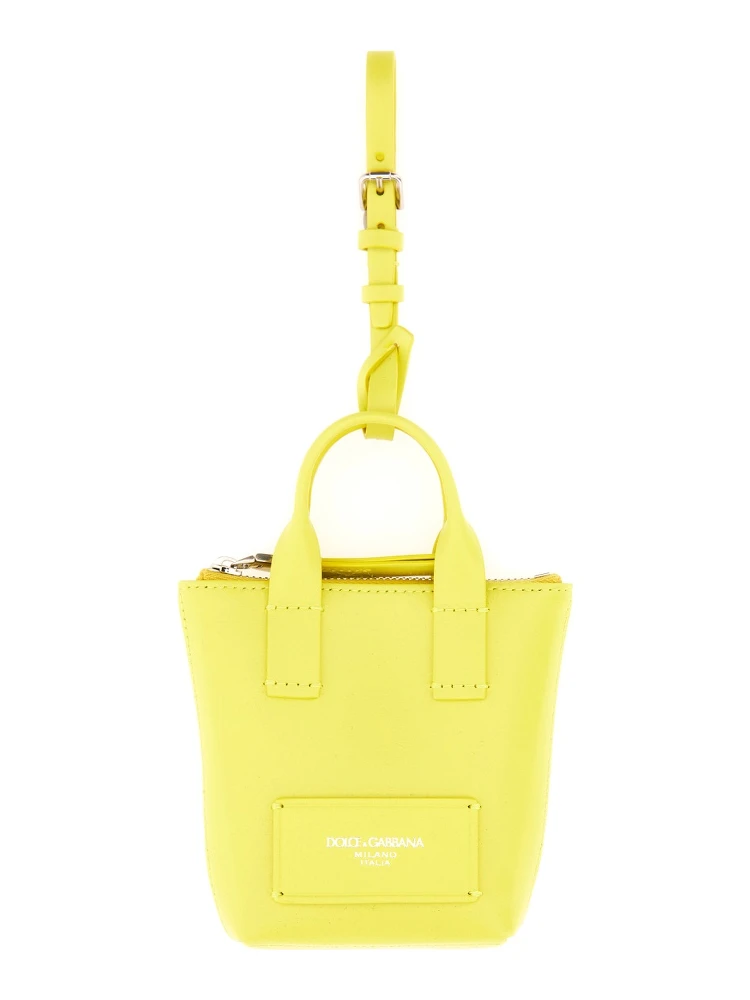 LEATHER "MINIBAG" CHARM