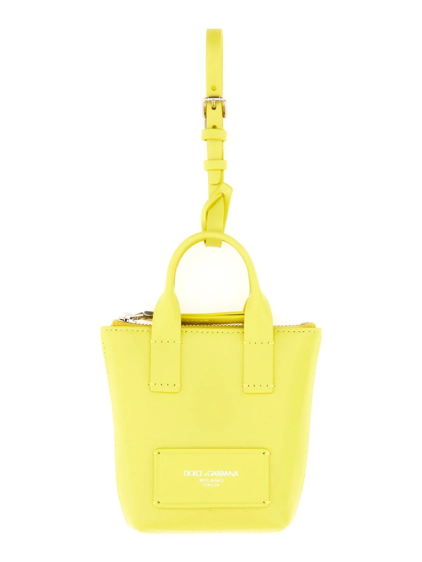 LEATHER "MINIBAG" CHARM