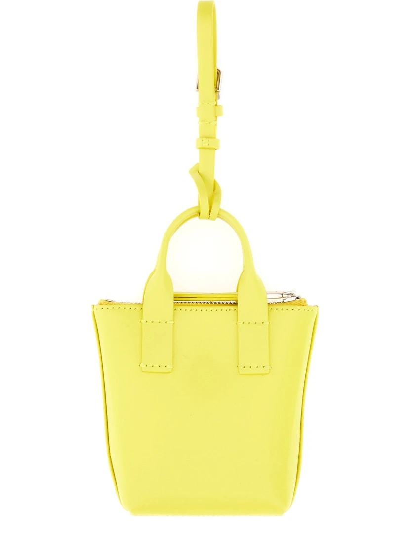 LEATHER "MINIBAG" CHARM
