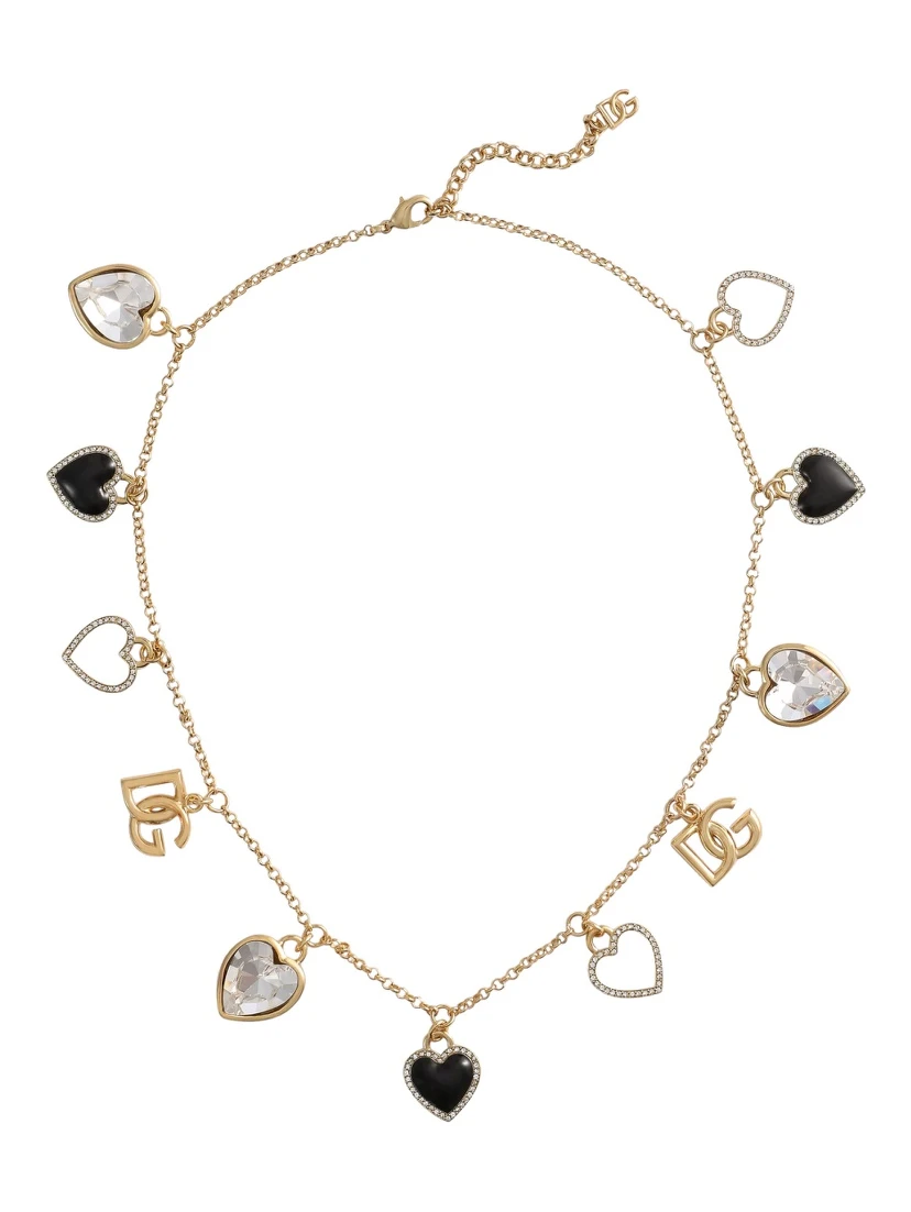 "ITALIAN TAILORING" NECKLACE WITH HEARTS