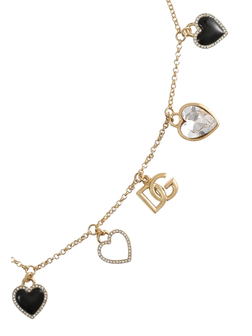 "ITALIAN TAILORING" NECKLACE WITH HEARTS