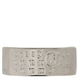 "MINIMAL NUMERIC" BAND RING