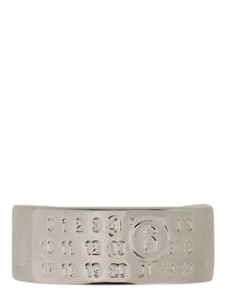 "MINIMAL NUMERIC" BAND RING