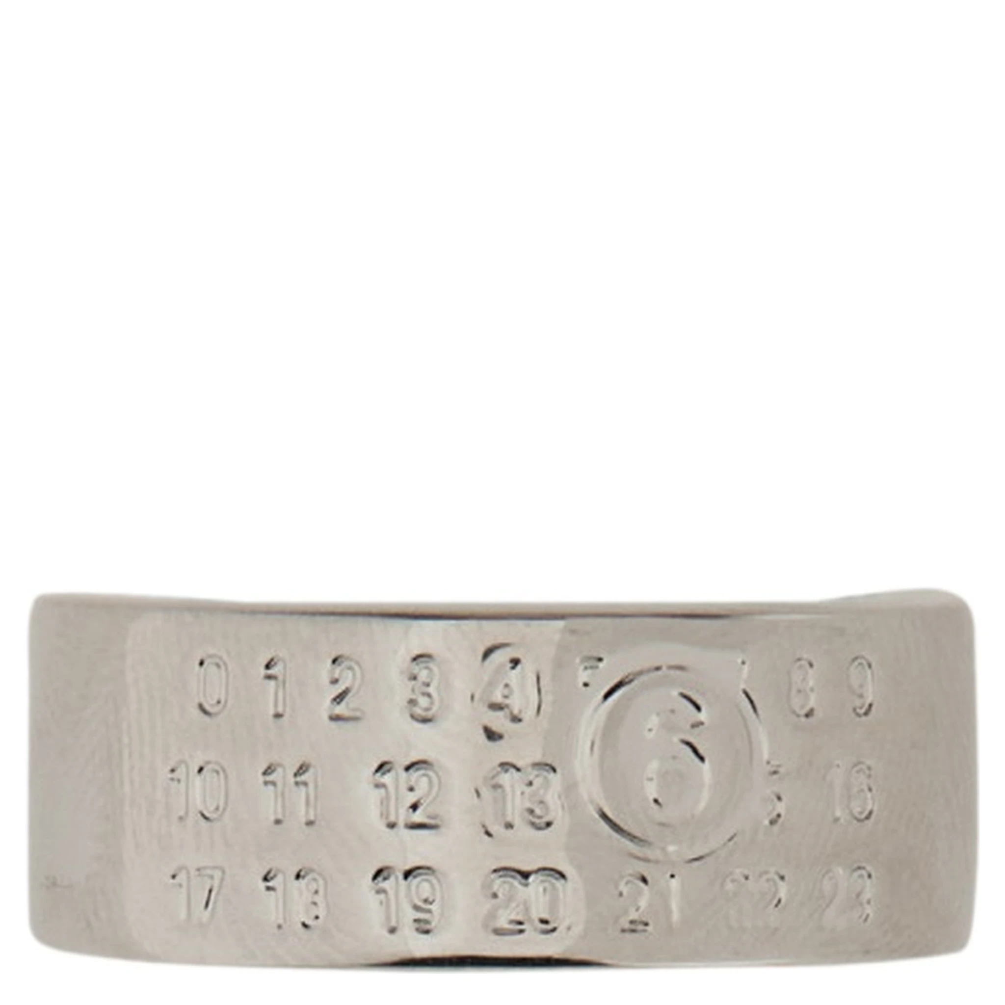 "MINIMAL NUMERIC" BAND RING