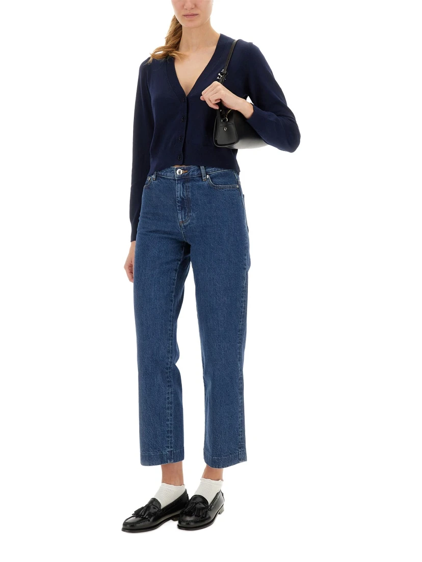 CARDIGAN WITH EMBROIDERED LOGO