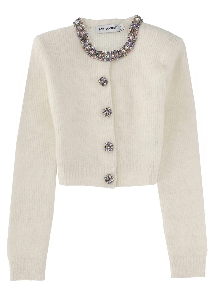 CARDIGAN WITH "DIAMANTÉ" DETAIL