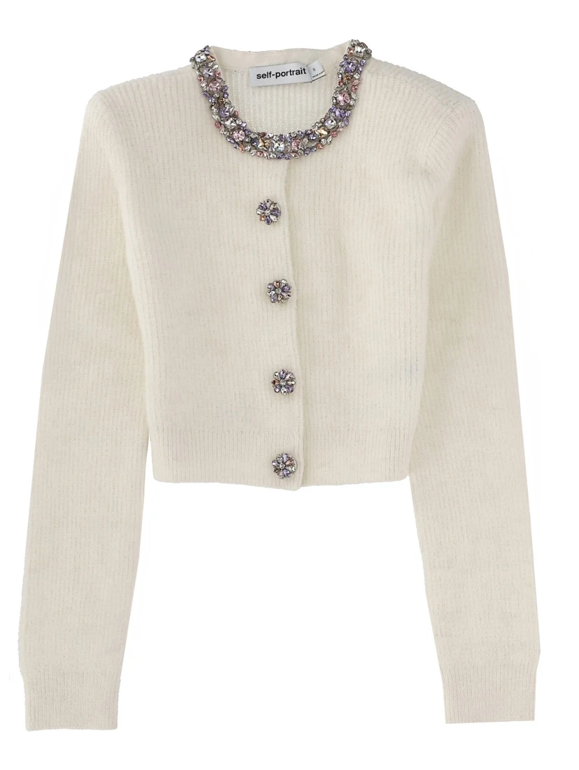 CARDIGAN WITH "DIAMANTÉ" DETAIL