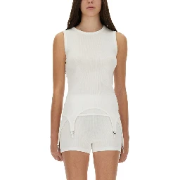 TOP WITH GARTER DETAIL