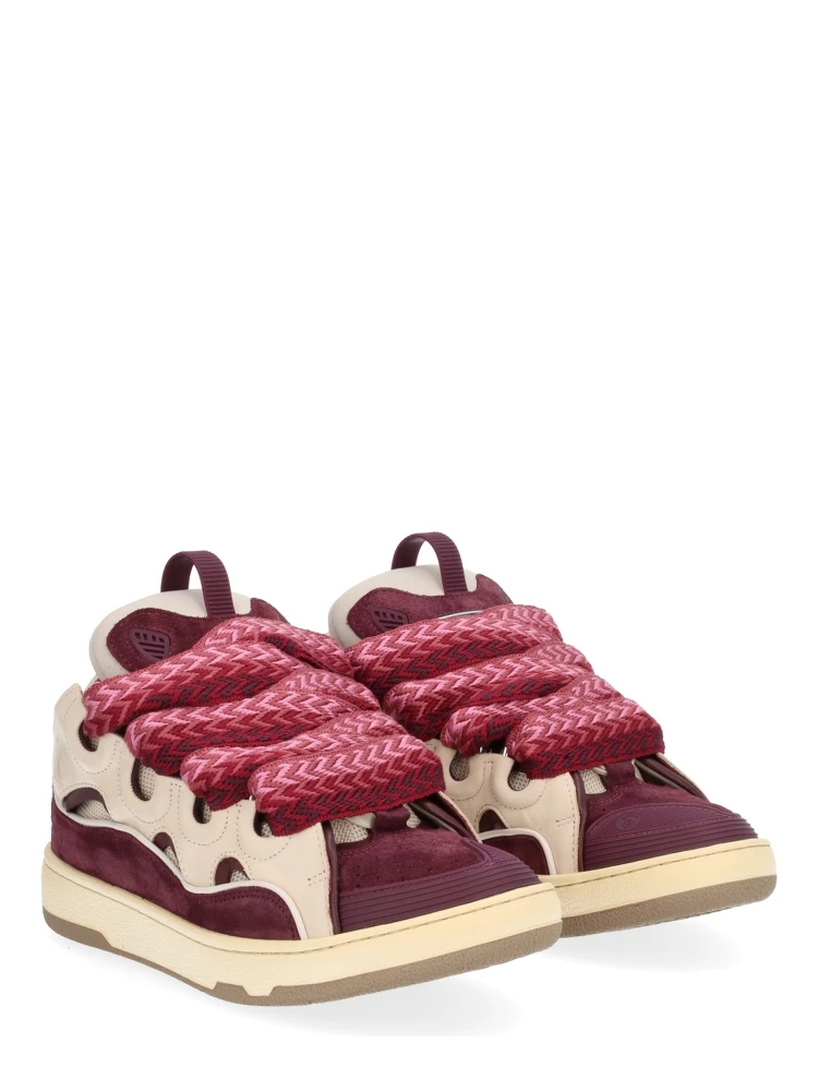 LEATHER "CURB" SNEAKER alternative