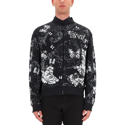 COTTON FLEECE BOMBER JACKET