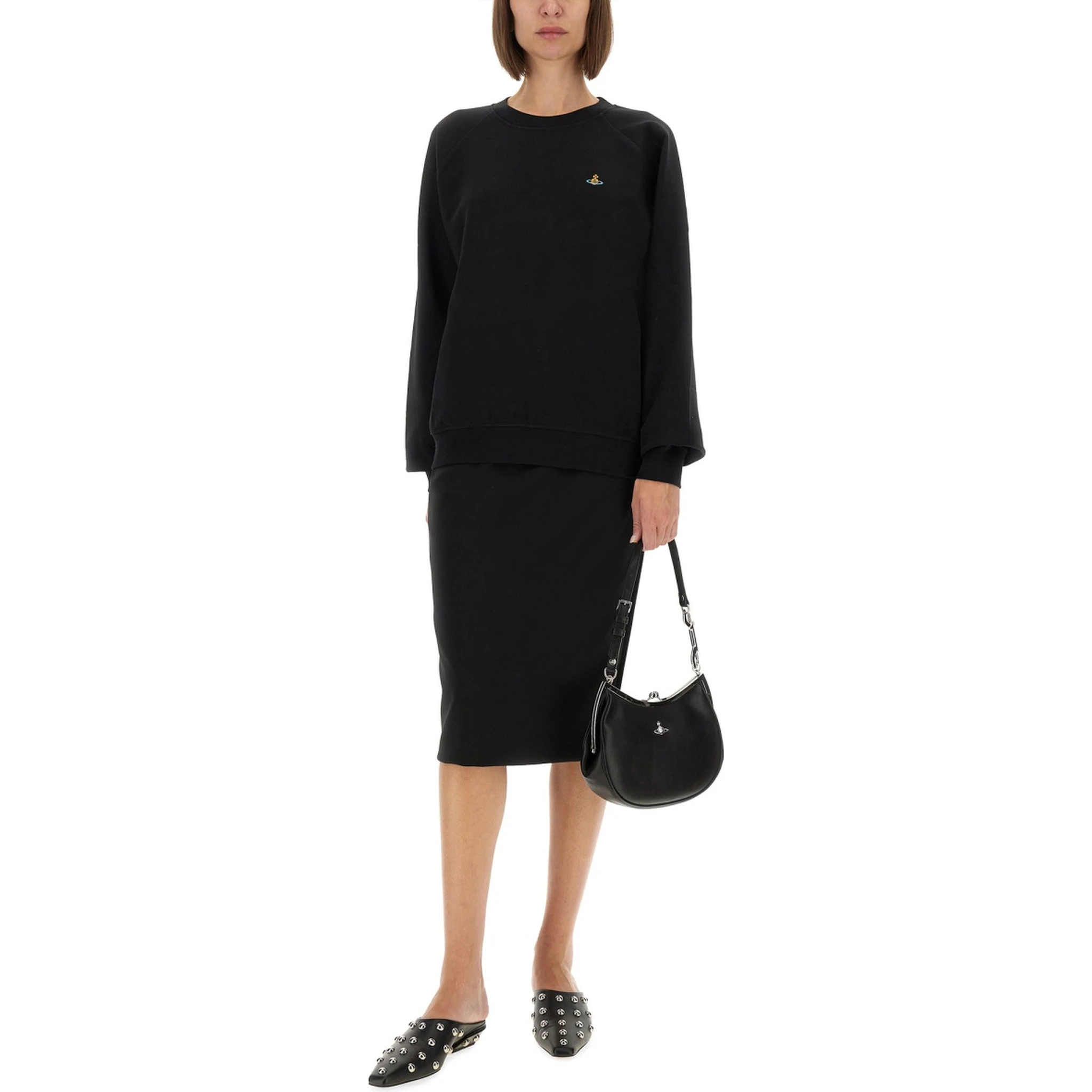 SWEATSHIRT WITH RAGLAN SLEEVES