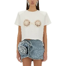 T-SHIRT WITH CROCHET BRA