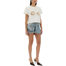 T-SHIRT WITH CROCHET BRA