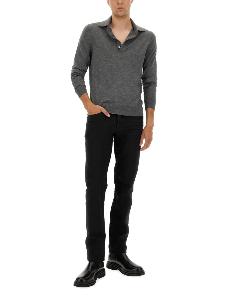 FINE MERINO VIRGIN WOOL POLO SHIRT alternative