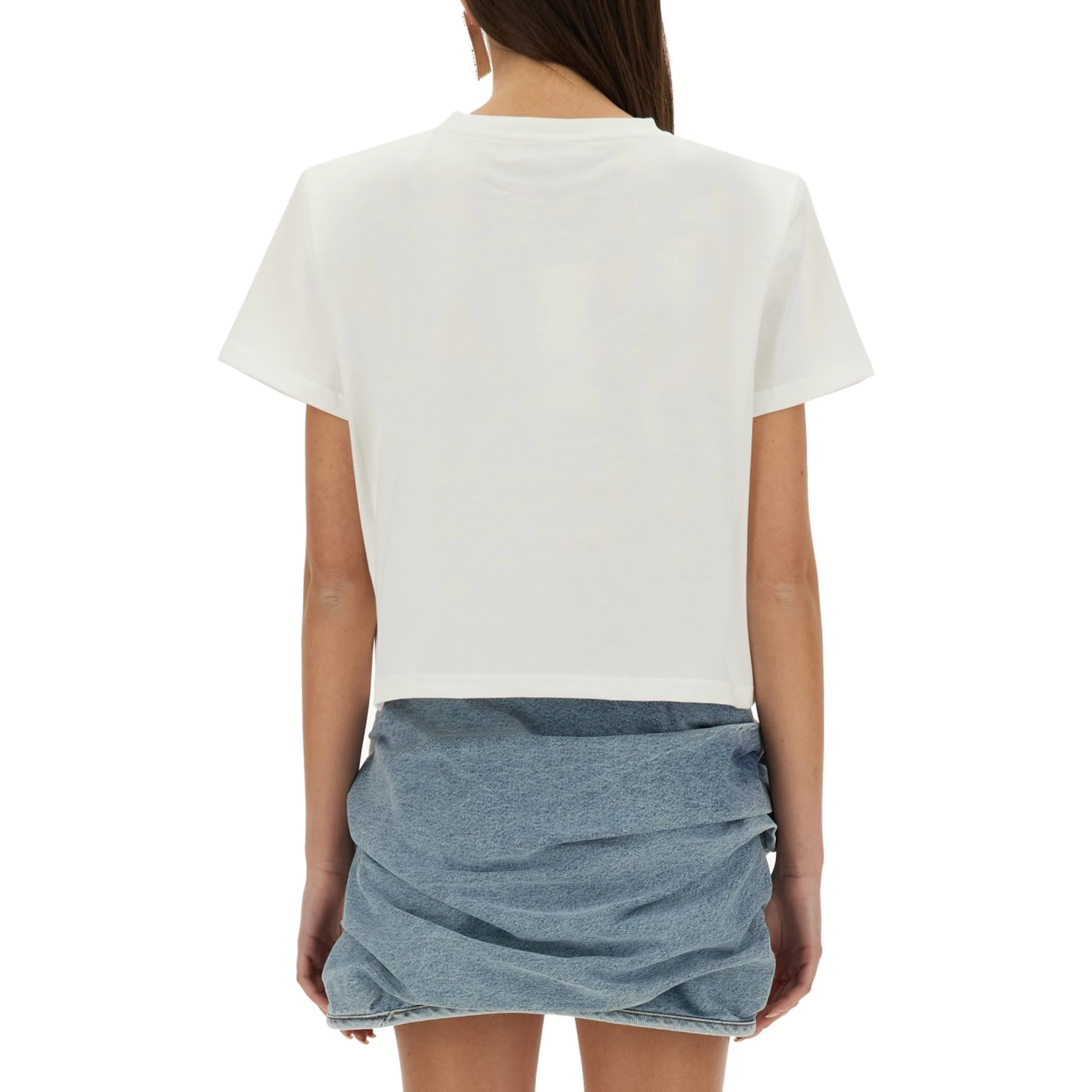 T-SHIRT WITH CROCHET BRA