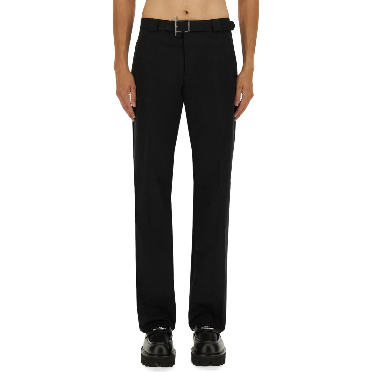 PANTS WITH "T-BAR" BELT
