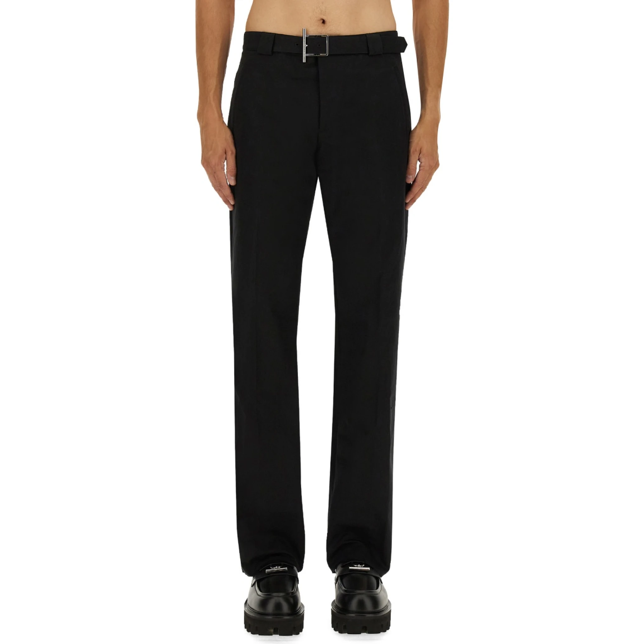 PANTS WITH "T-BAR" BELT