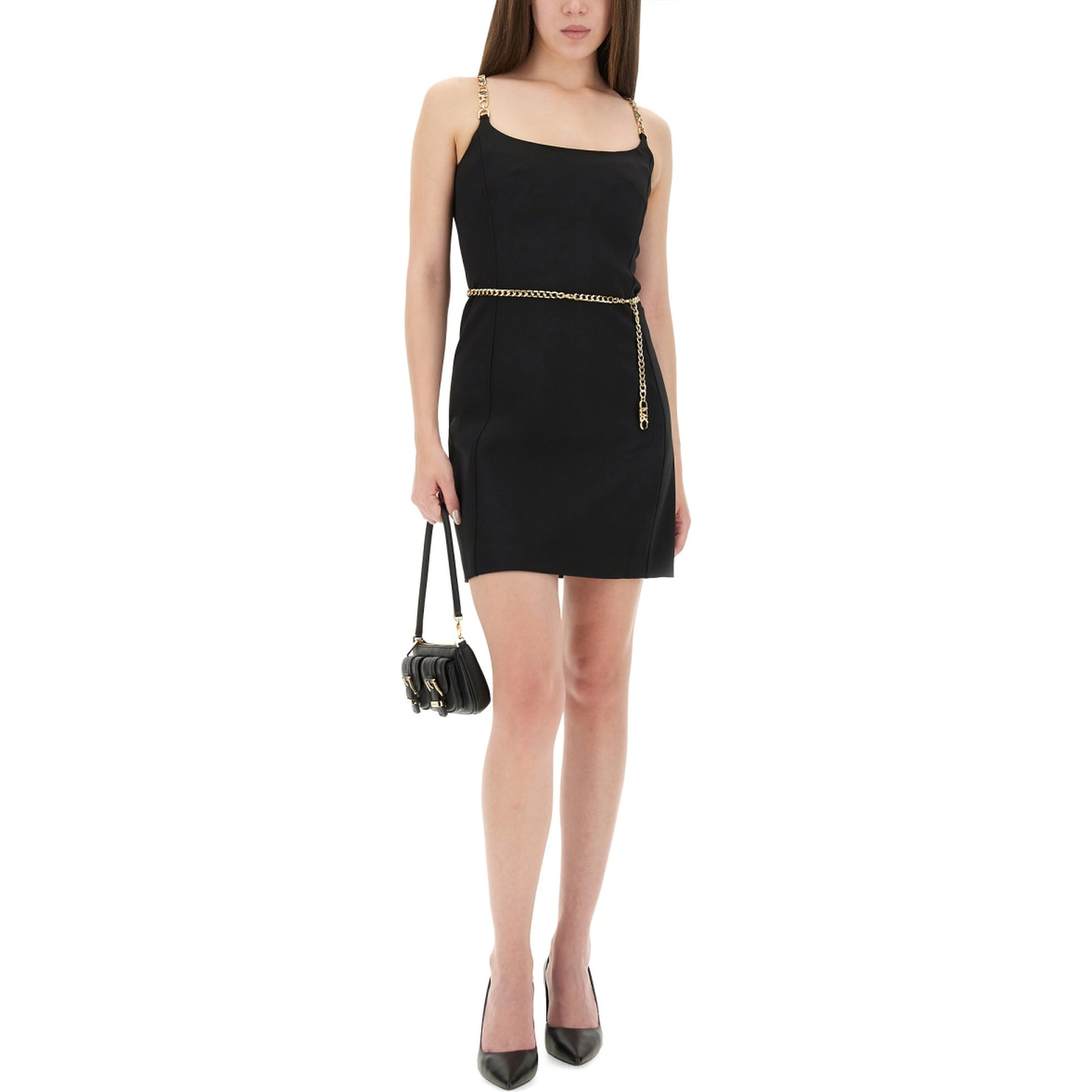 BUSTIER MINIDRESS WITH BELT