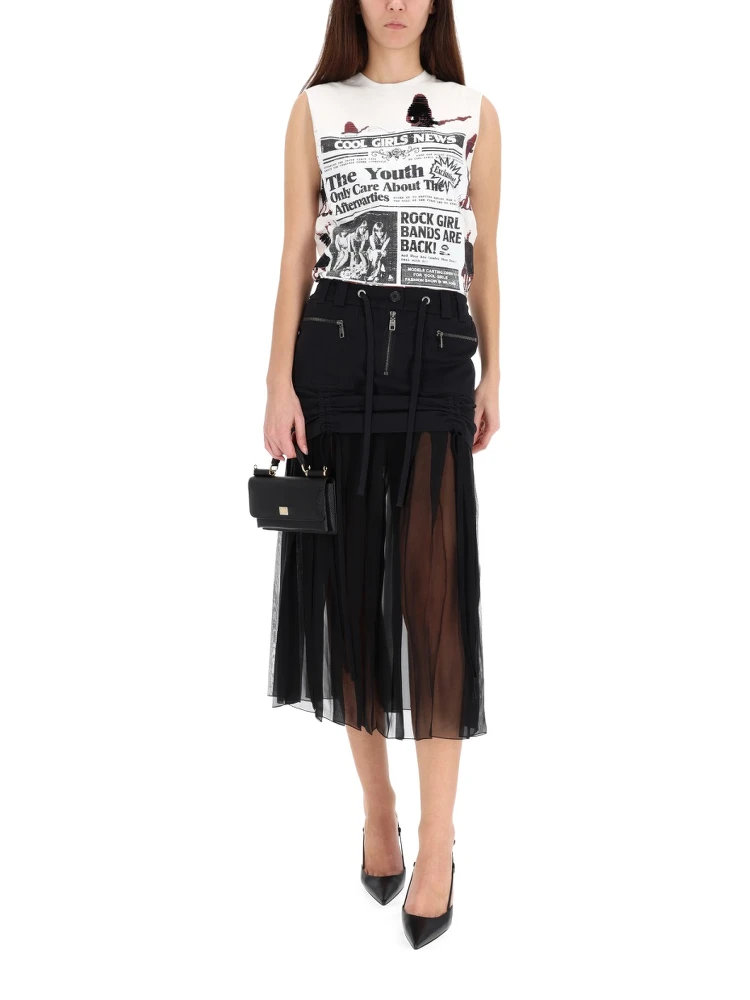 SILK MIDI SKIRT alternative