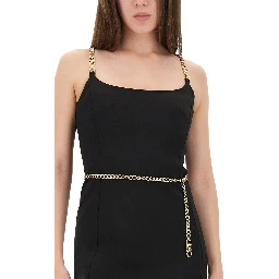 BUSTIER MINIDRESS WITH BELT