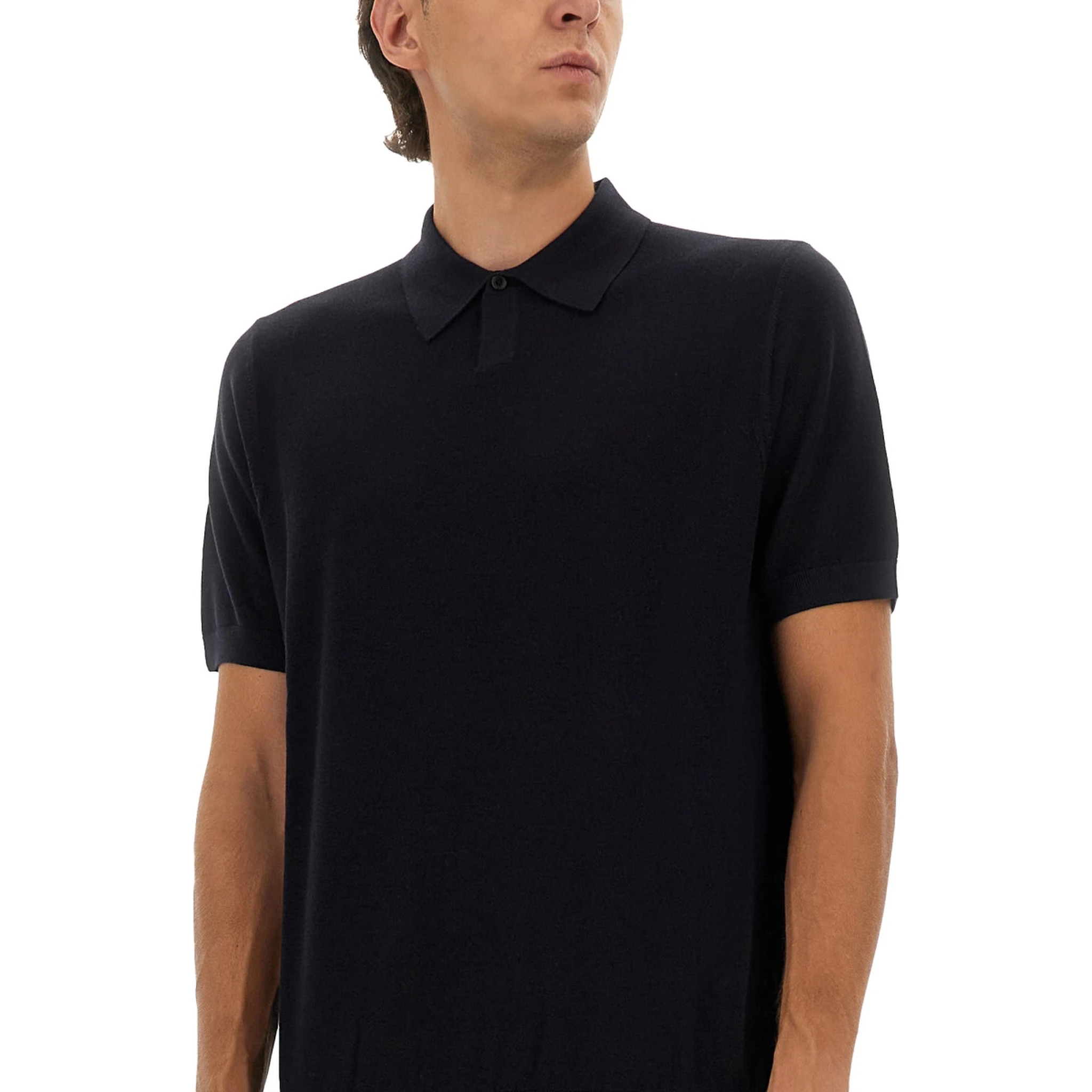 MERINO WOOL POLO SHIRT