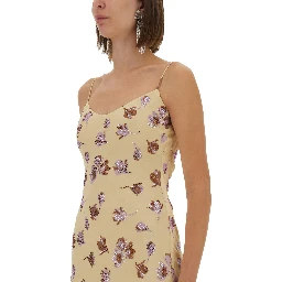 LONG DRESS WITH FLORAL PATTERN