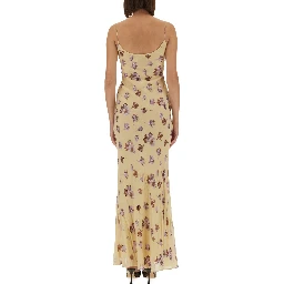 LONG DRESS WITH FLORAL PATTERN