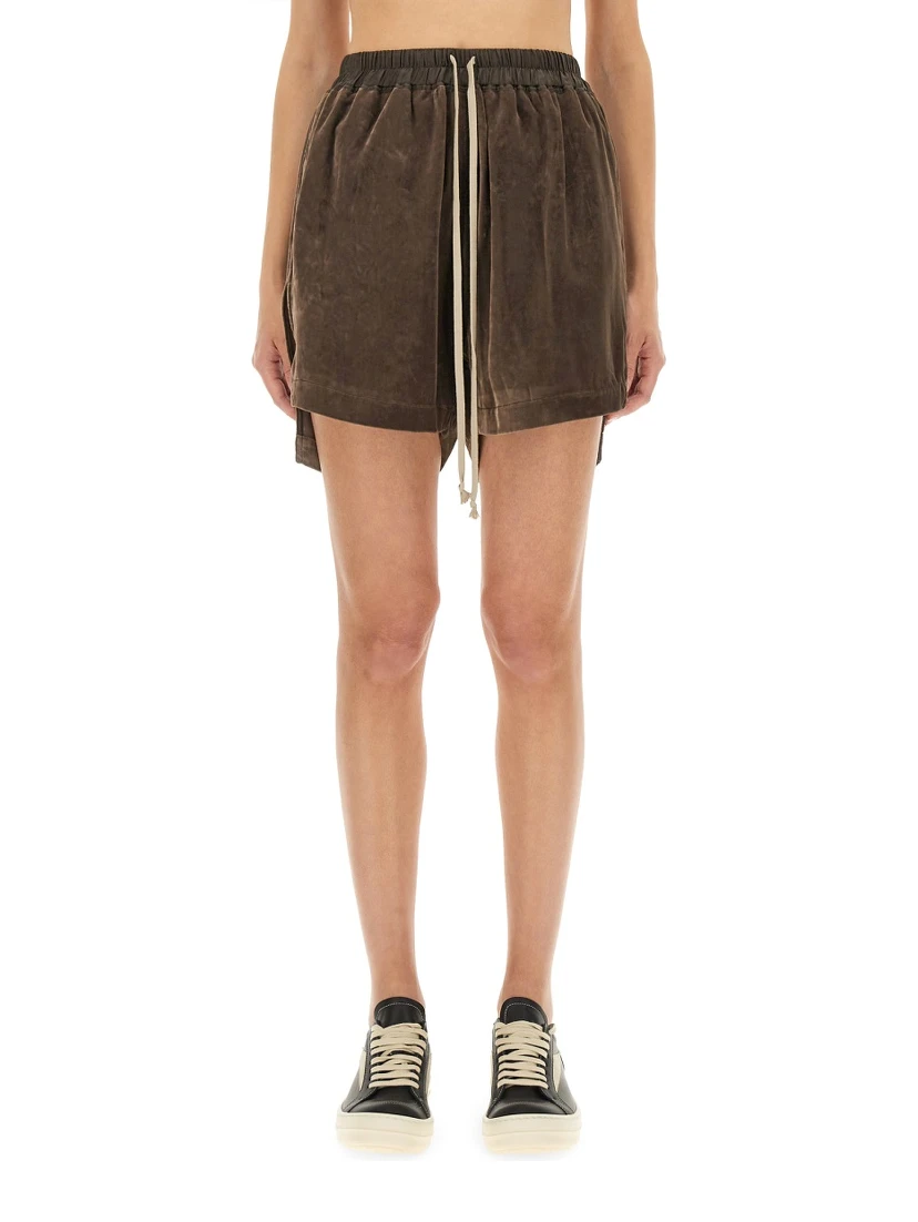 VISCOSE AND CUPRO SHORTS