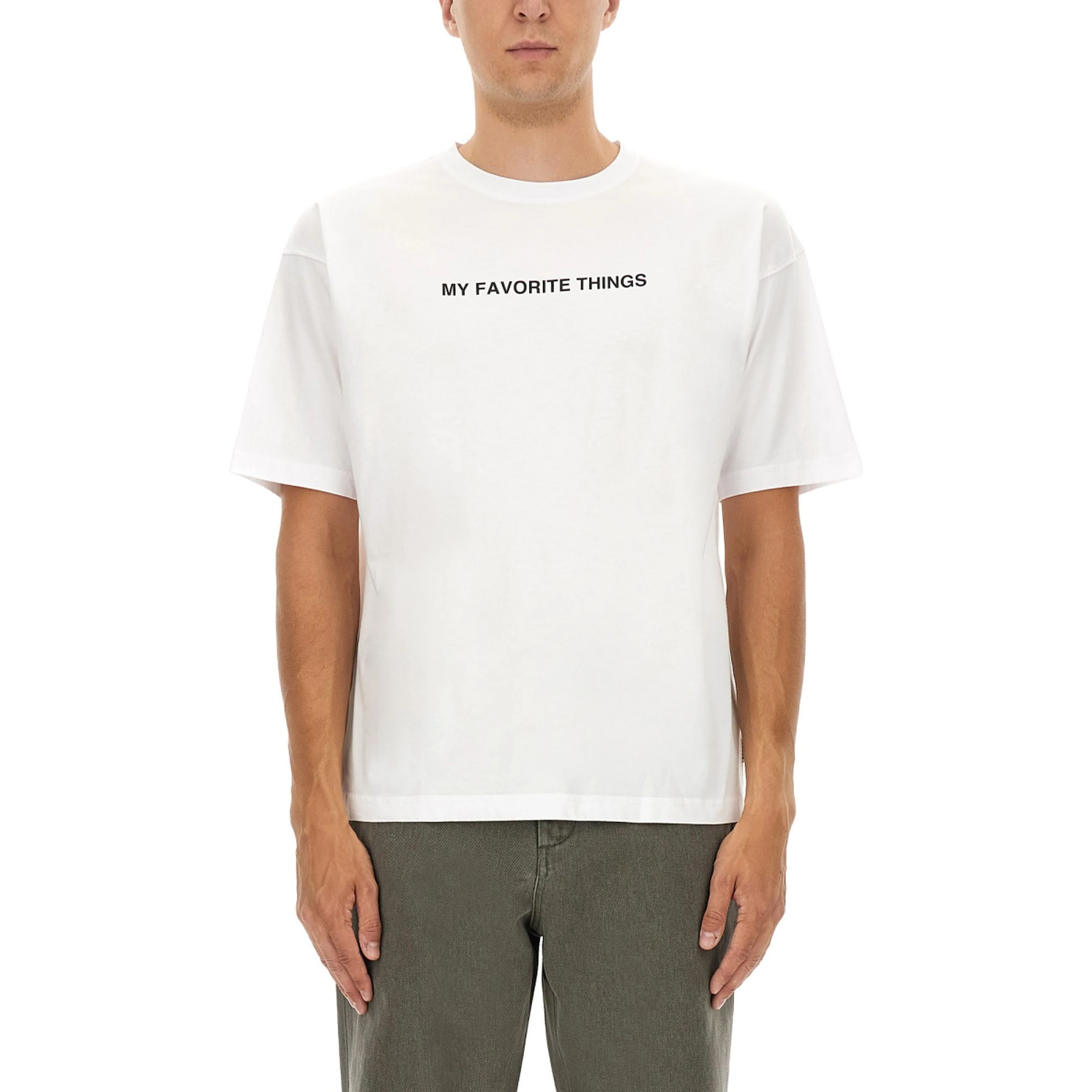 T-SHIRT WITH "MY FAVORITE THINGS" PRINT