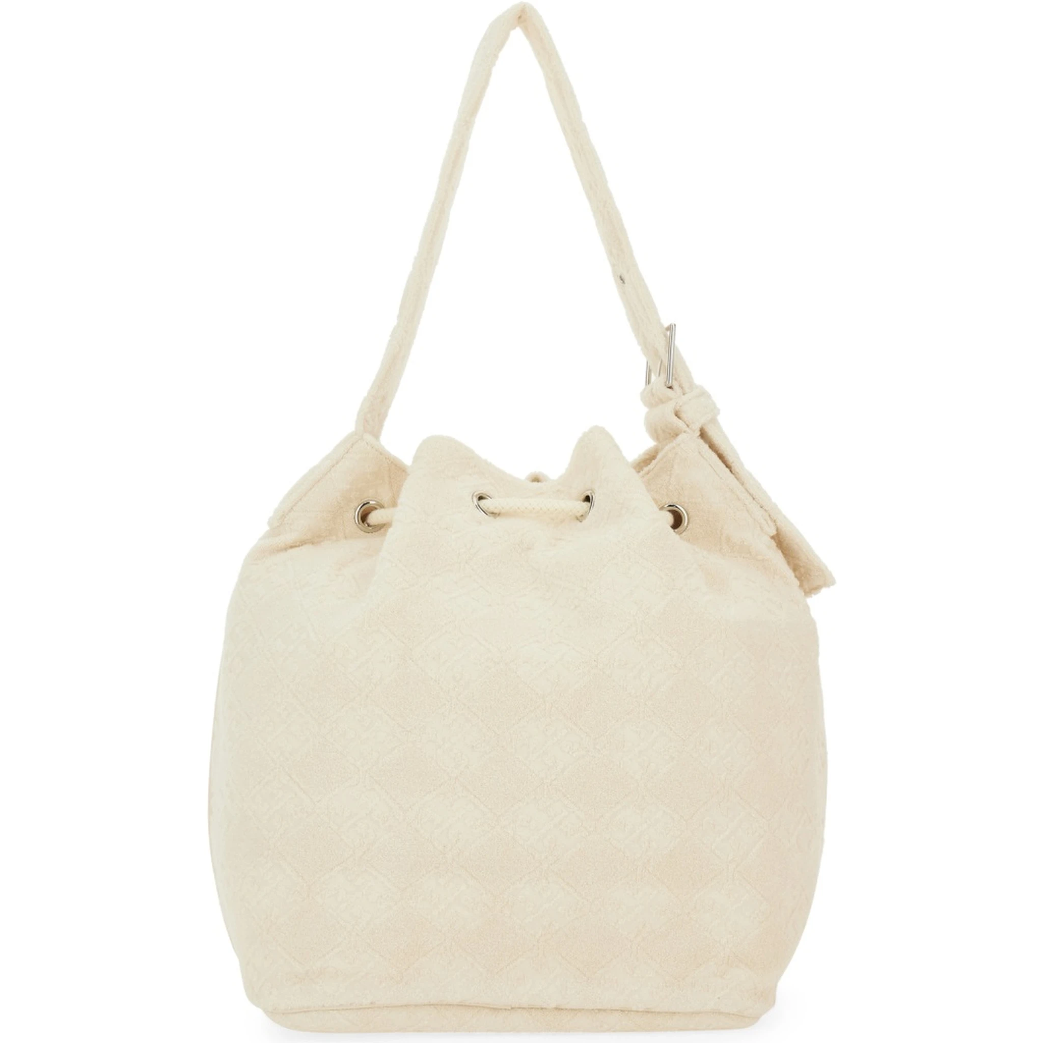 OVERSIZED "T MONOGRAM" BUCKET BAG