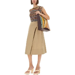 "SIGNATURE STRIPE" KNIT VEST