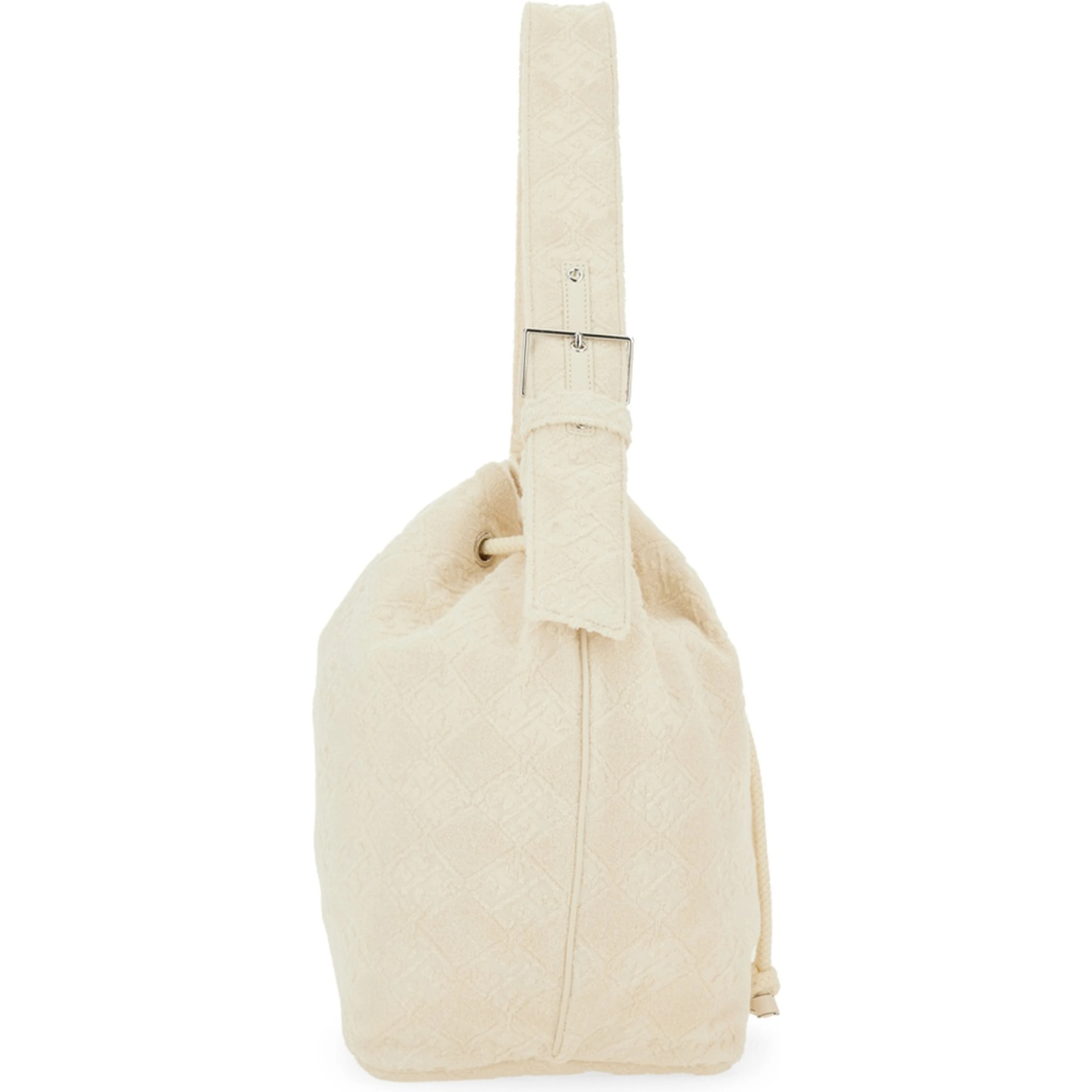 OVERSIZED "T MONOGRAM" BUCKET BAG